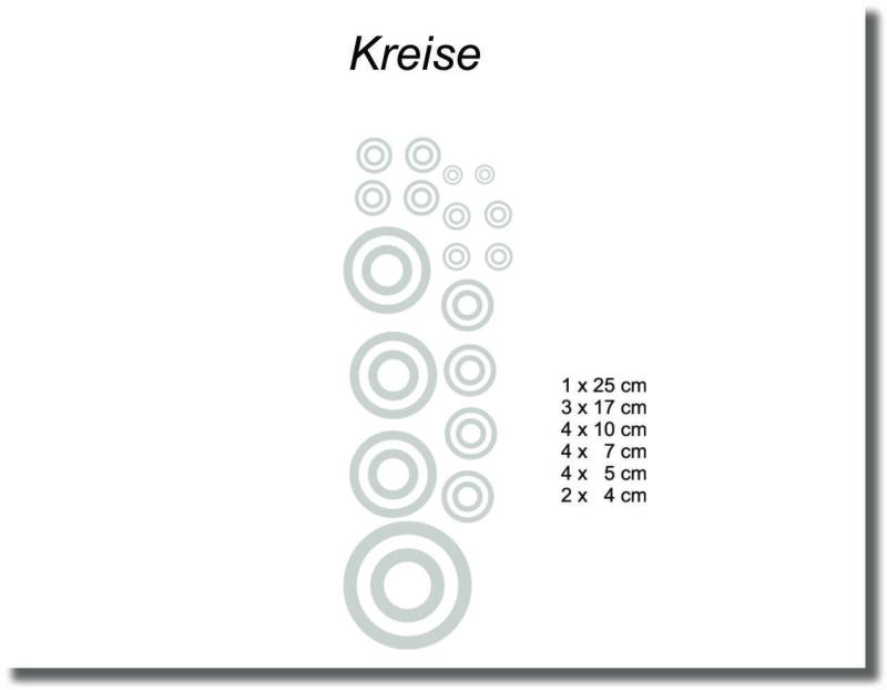 Glasdusche mit Duschfolie Kreise und dekorativ angeordnetem Kreisdesign für stilvollen Sichtschutz im Badezimmer.